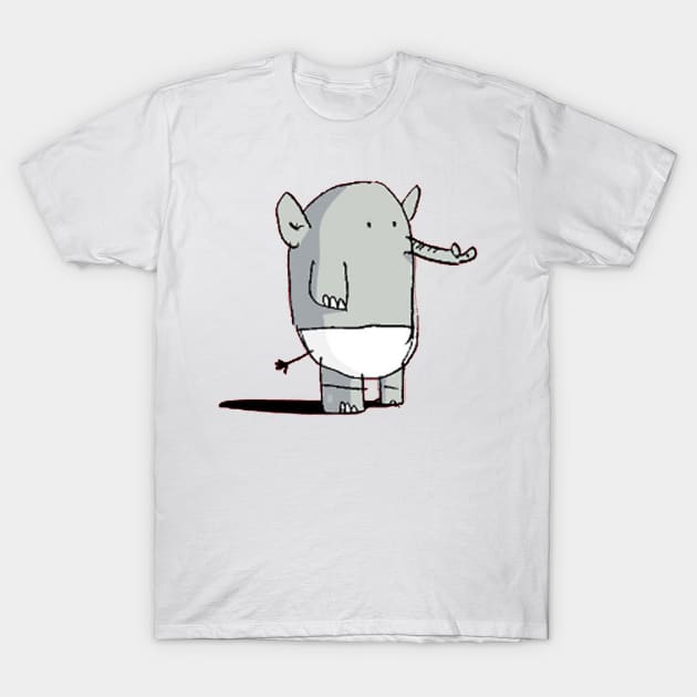 Elephant T-Shirt by songngammo6